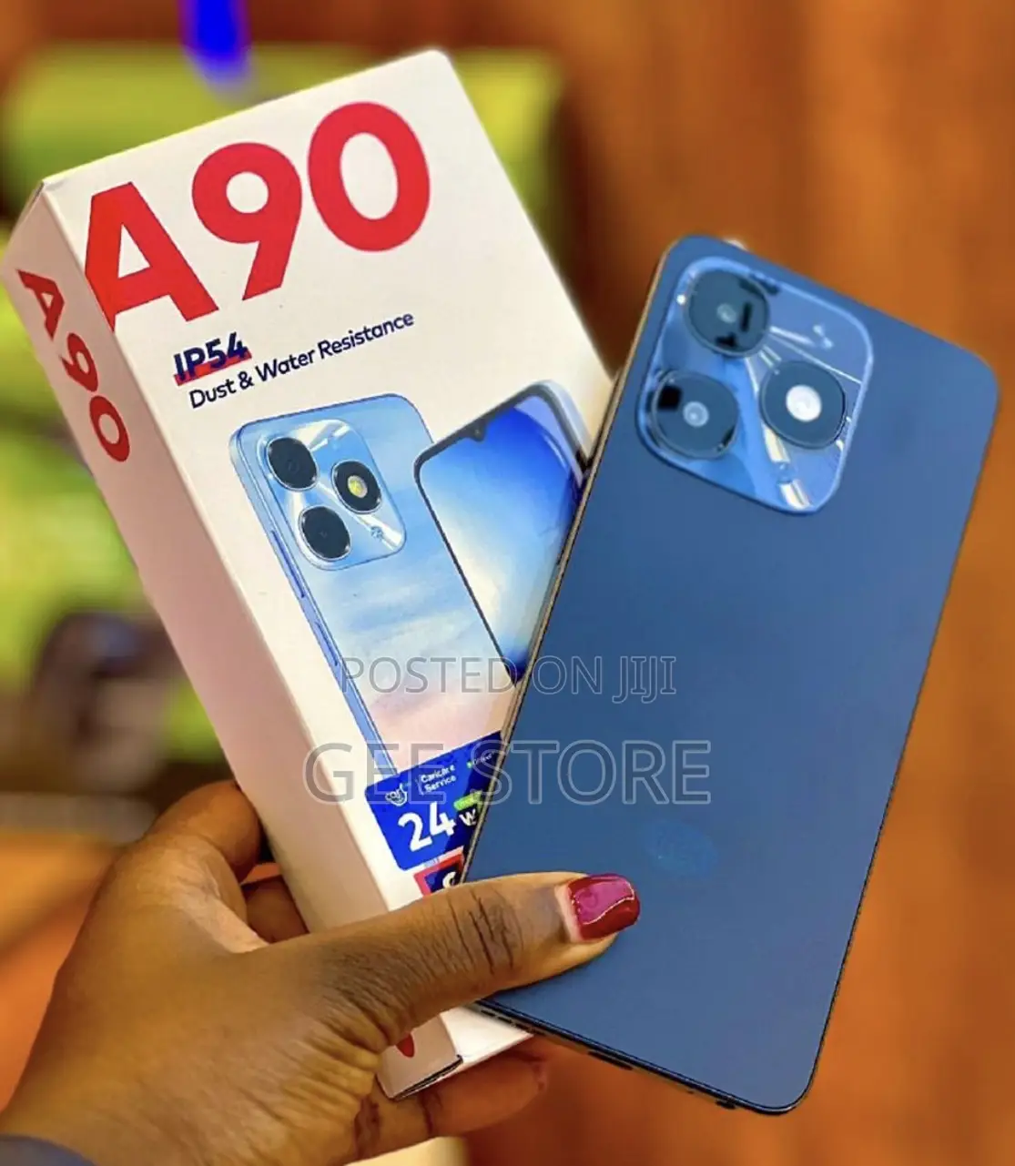 New Itel A90 128 GB Black