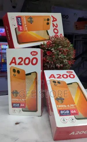 New Itel A200+ 64 GB Orange