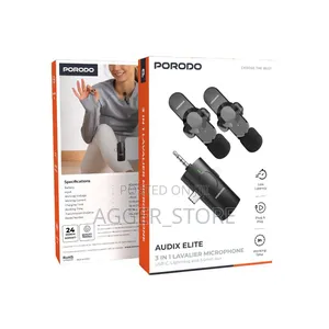 Porodo Audix Elite 3 in 1 Lavalier Microphone