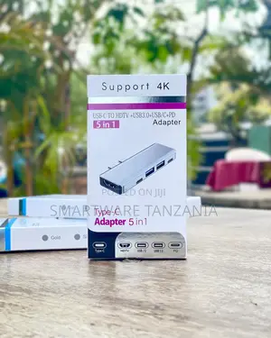 5-in-1 Type-c Adapter Hdtv Usb 3.0 Pd Charging Multiport Hub