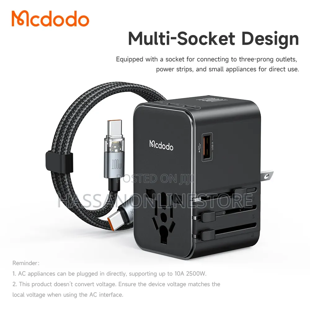 McDodo Globepower 100w Universal Travel Adapter Kit