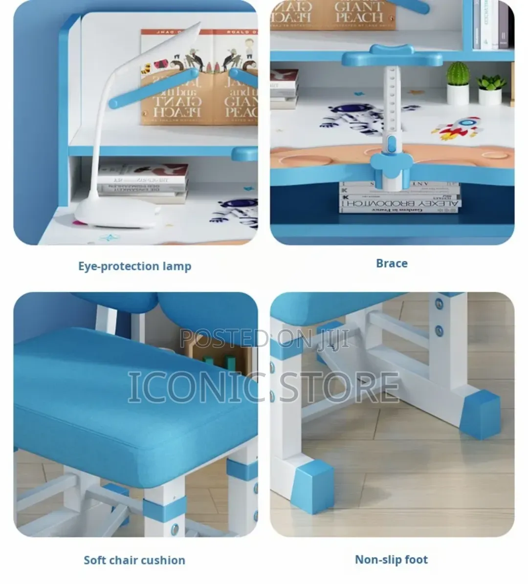 Kids Study Desk Set
