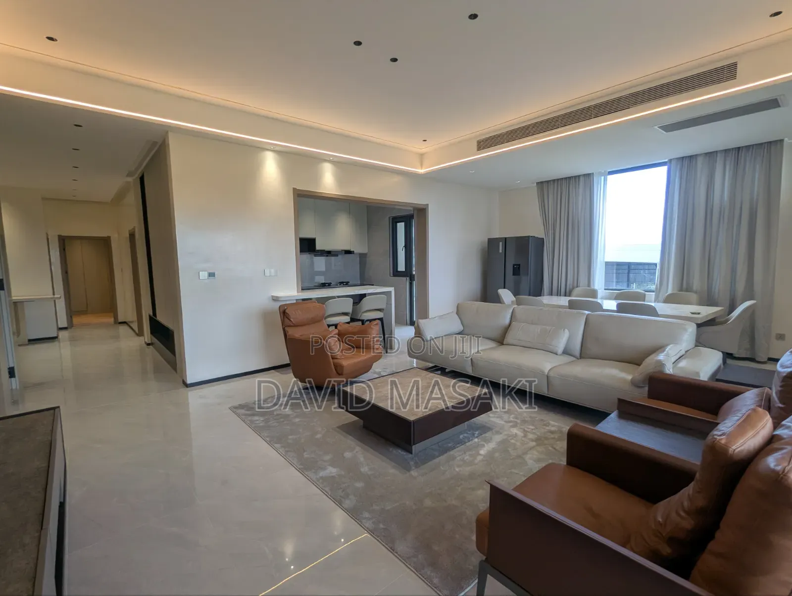 Furnished 3bdrm Apartment in Luxury Apts, Masaki for rent