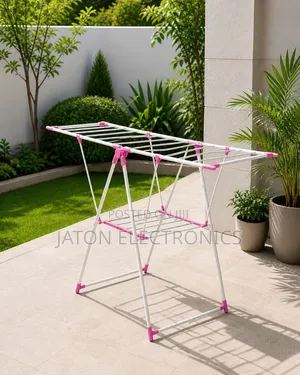 Foldable Drying Rack*
 Material:Yake Ni Plastic Joints + Metal Tube.