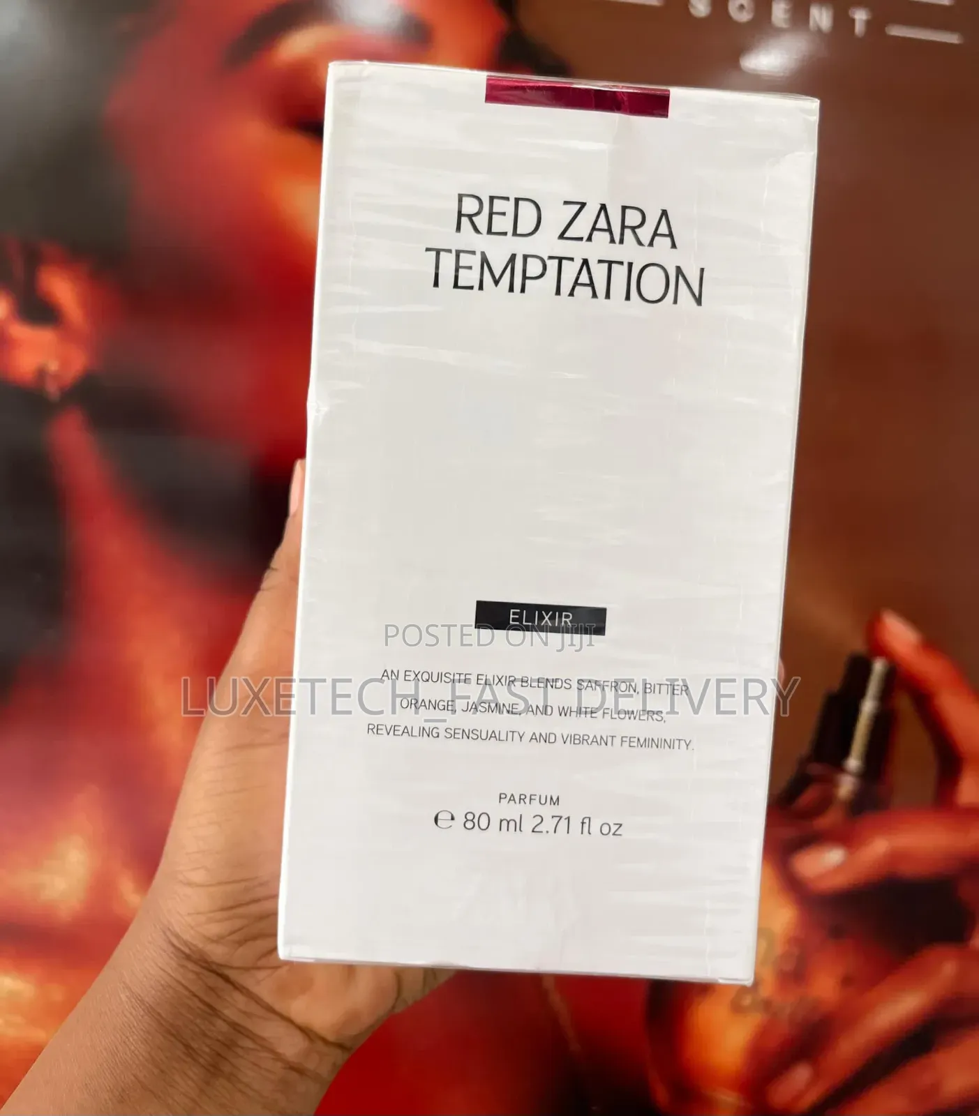 Zara Red Temptation Elixir – Intense Luxury Perfume, Very Attractive