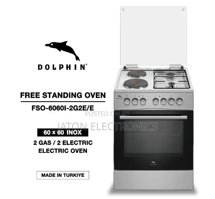 Dolphin Oven 60*60*
*2gas + 2electrics Oven E