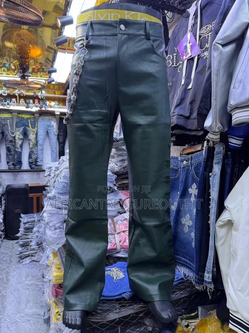 Chrome Leather Jeans Collection Available