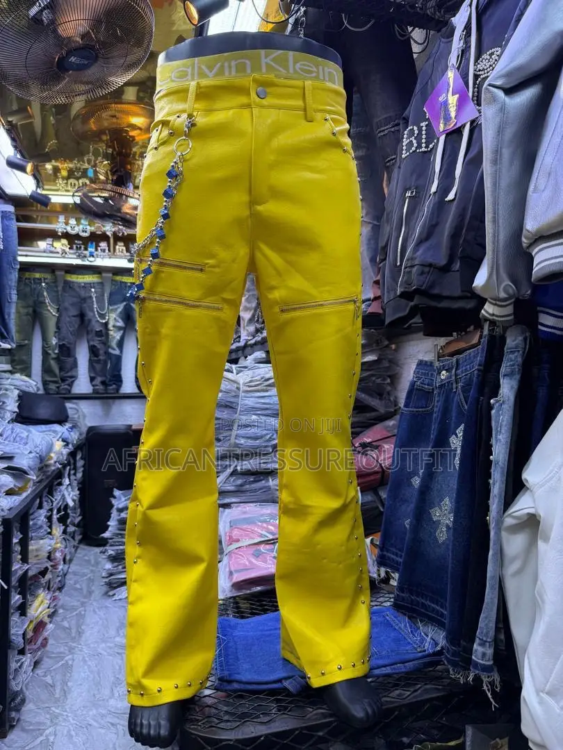 Chrome Leather Jeans Collection Available