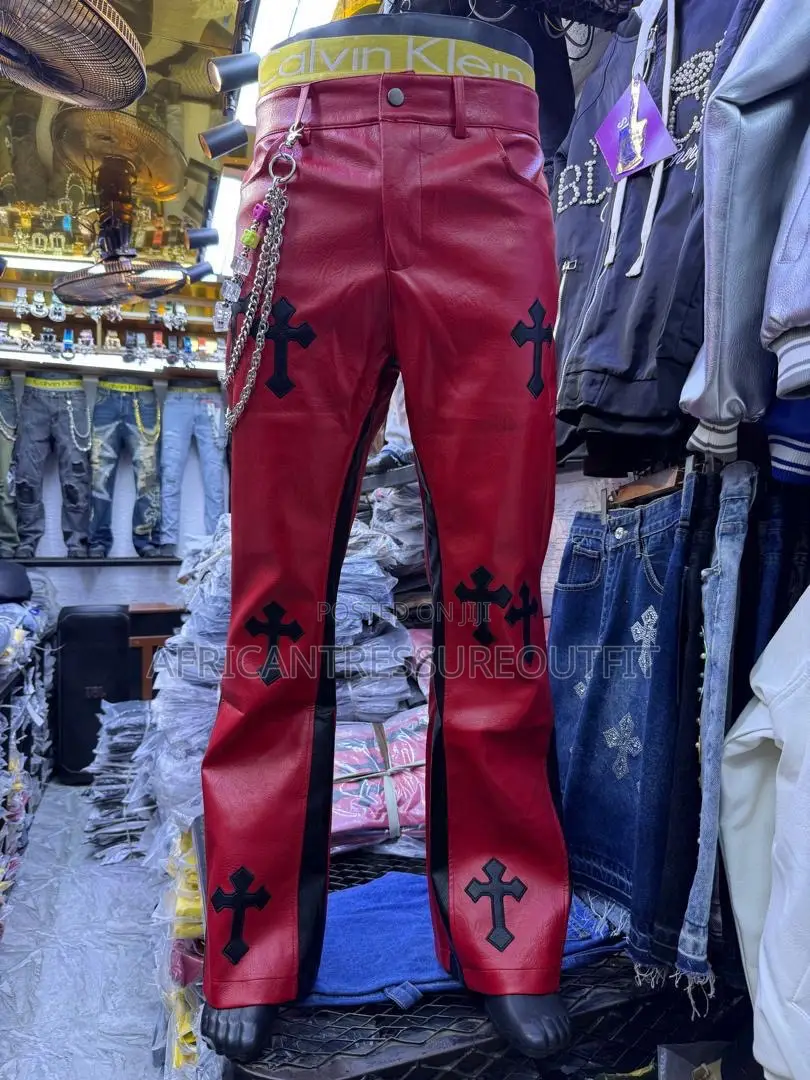 Chrome Leather Jeans Collection Available