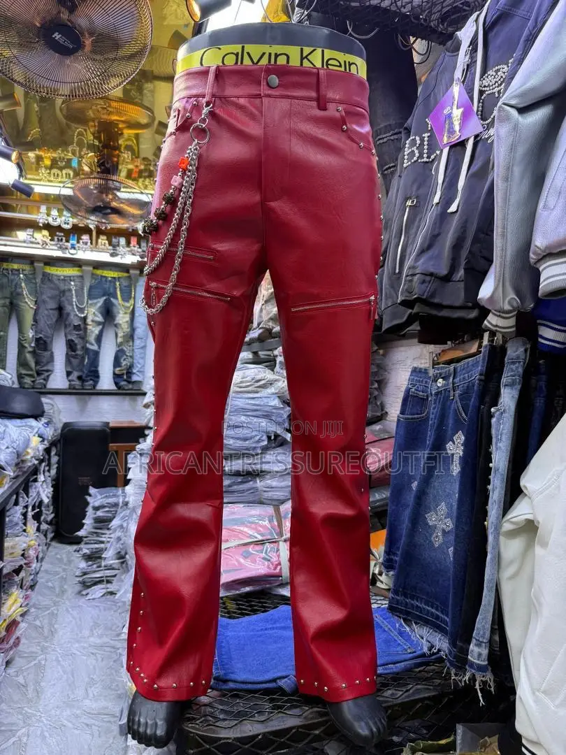 Chrome Leather Jeans Collection Available