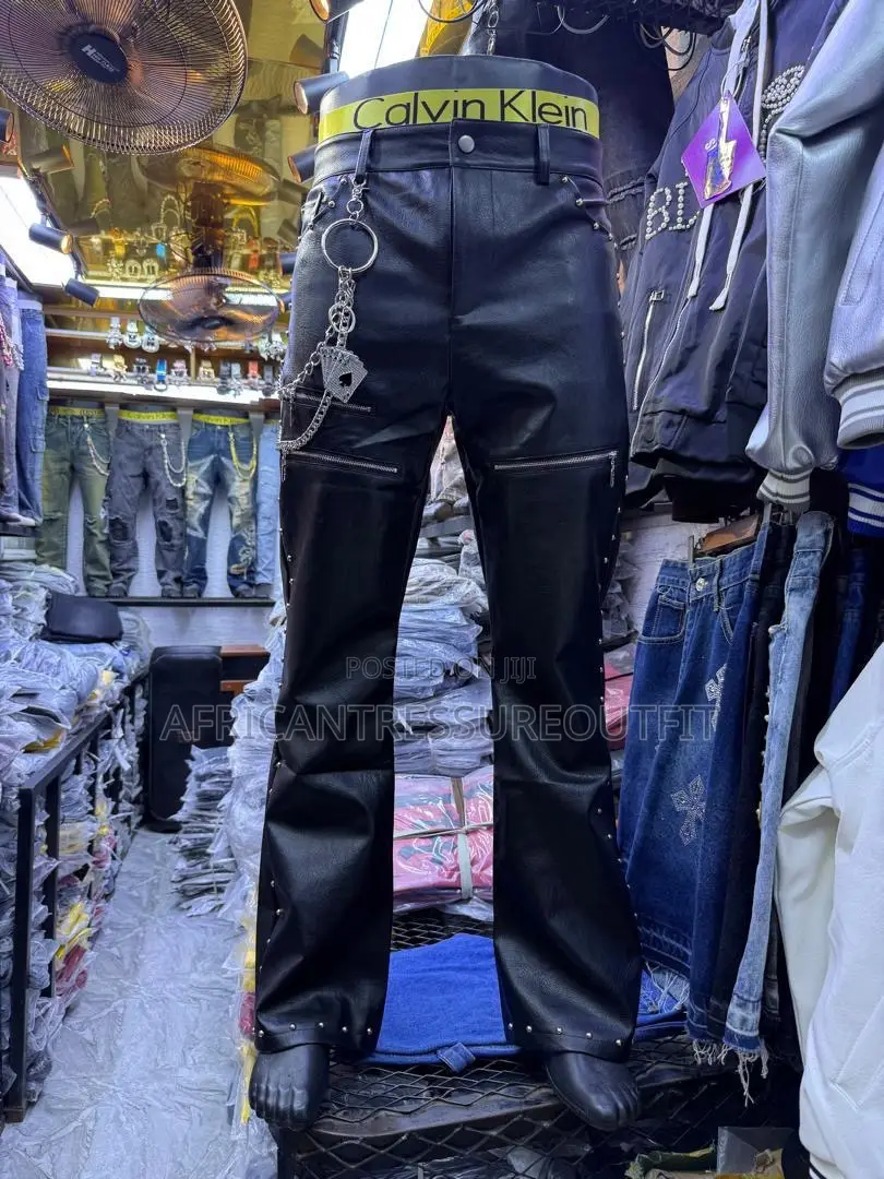 Chrome Leather Jeans Collection Available