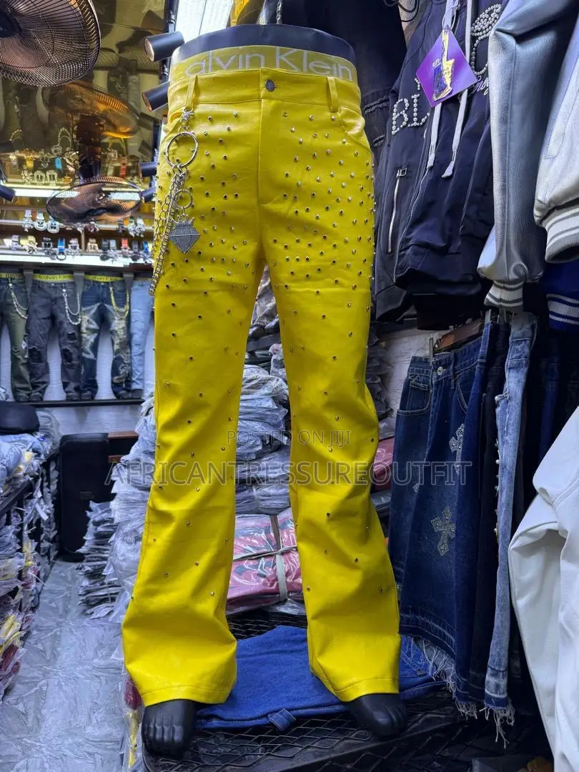 Chrome Leather Jeans Collection Available
