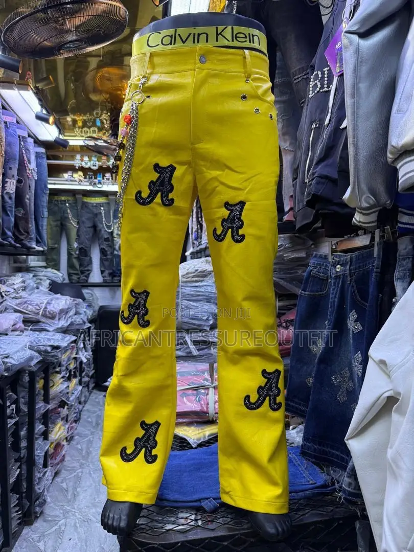 Chrome Leather Jeans Collection Available