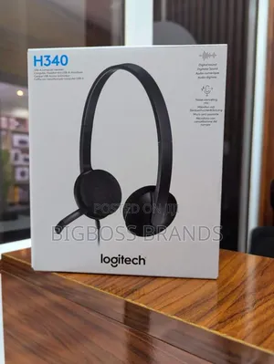Original Logitech Usb Headset H340