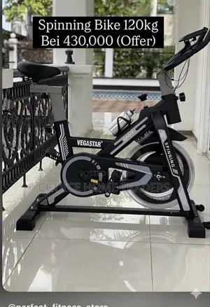 Black Spinning Bike