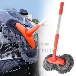 Double-Headed Cleaning Brush Mop Designed for Washing and Drying