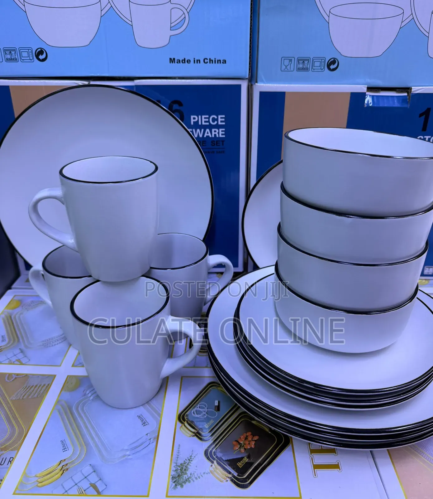 16pcs Stoneware Dinner Set