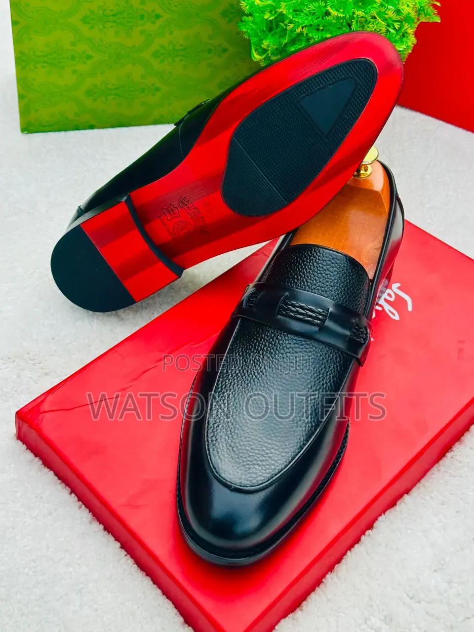 Men's Leather Shoes 3 Beautifully Coloured Versace Brand