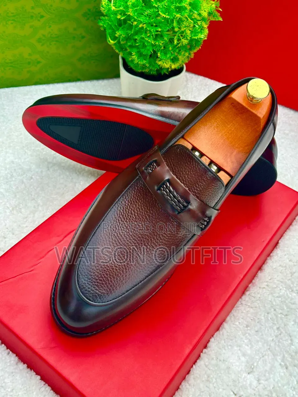 Men's Leather Shoes 3 Beautifully Coloured Versace Brand