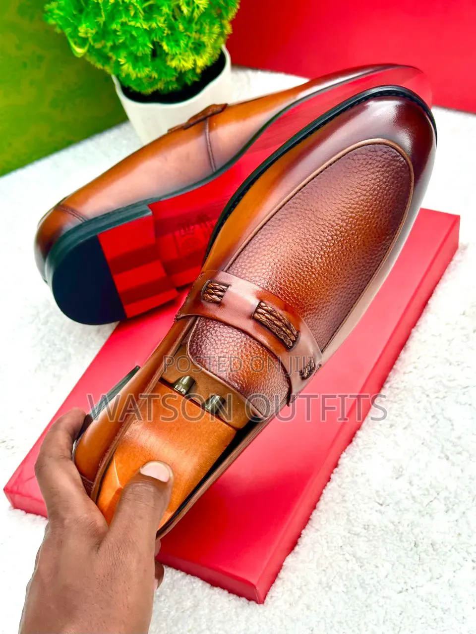 Men's Leather Shoes 3 Beautifully Coloured Versace Brand