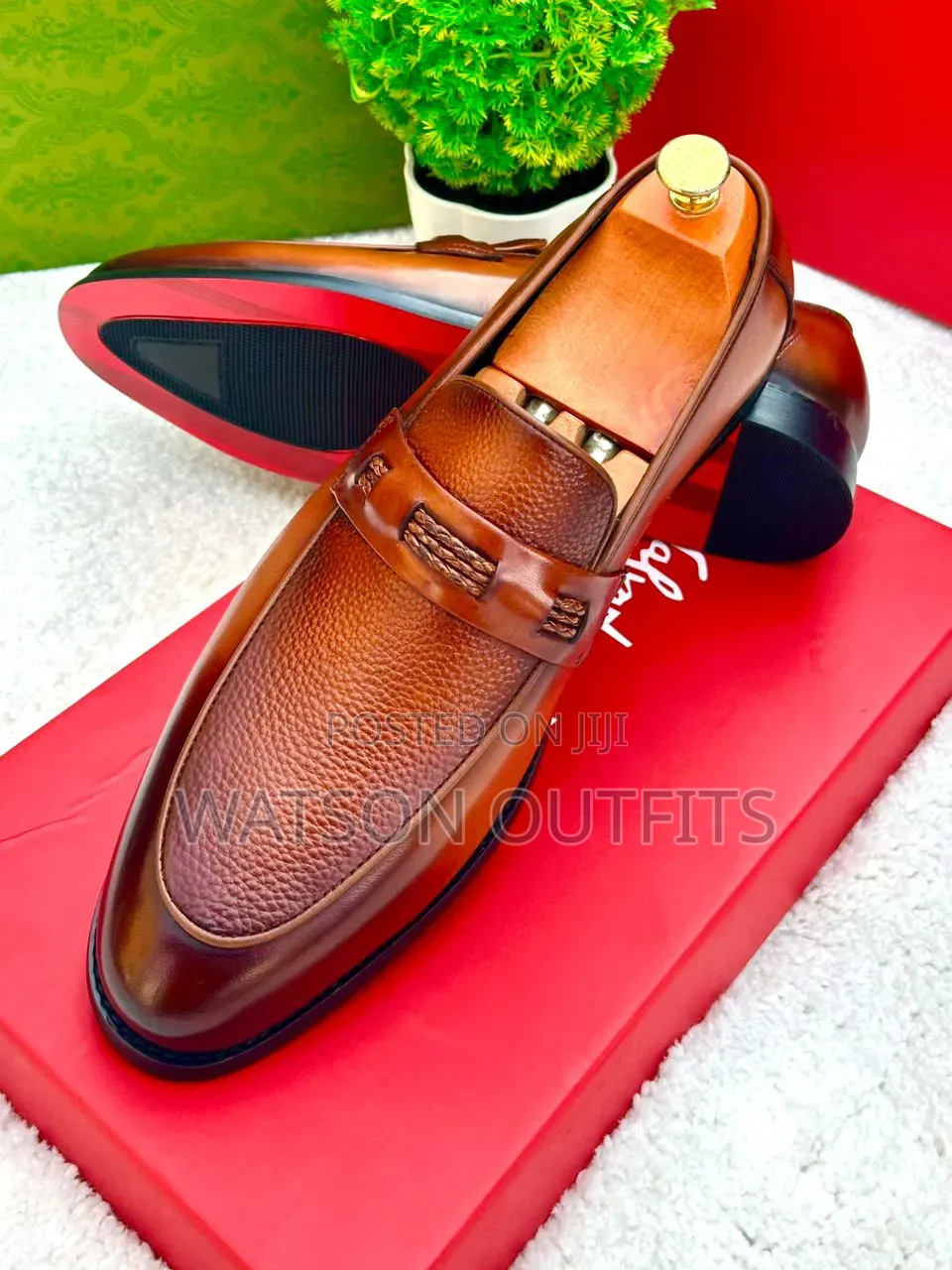 Men's Leather Shoes 3 Beautifully Coloured Versace Brand