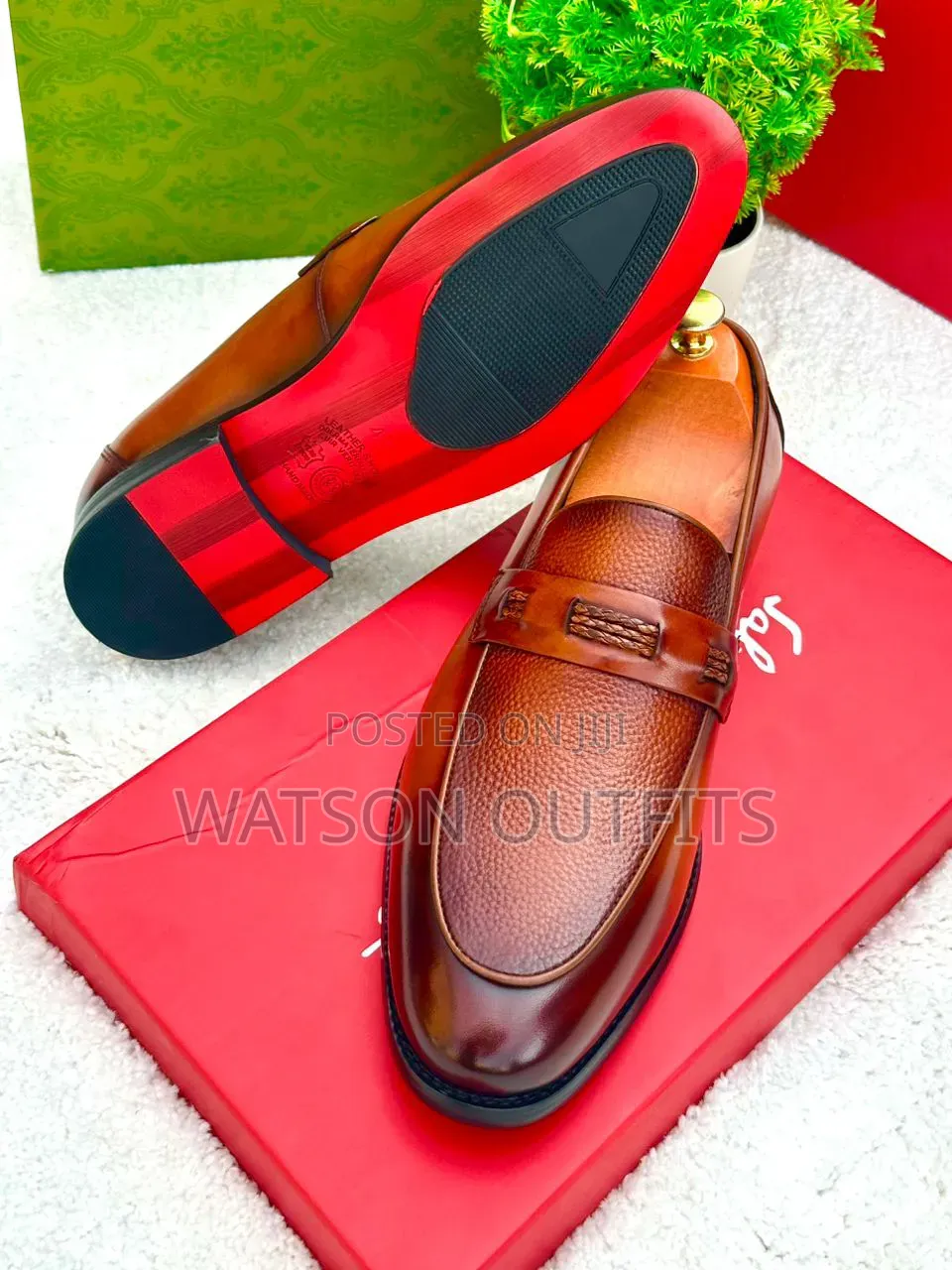 Men's Leather Shoes 3 Beautifully Coloured Versace Brand