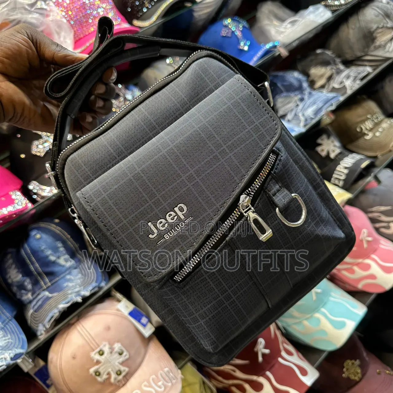 Men's New and Original Leather Bags New Stock Junzbolo and Jeep Chapa
