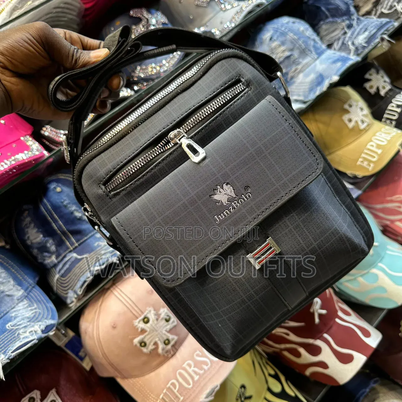 Men's New and Original Leather Bags New Stock Junzbolo and Jeep Chapa