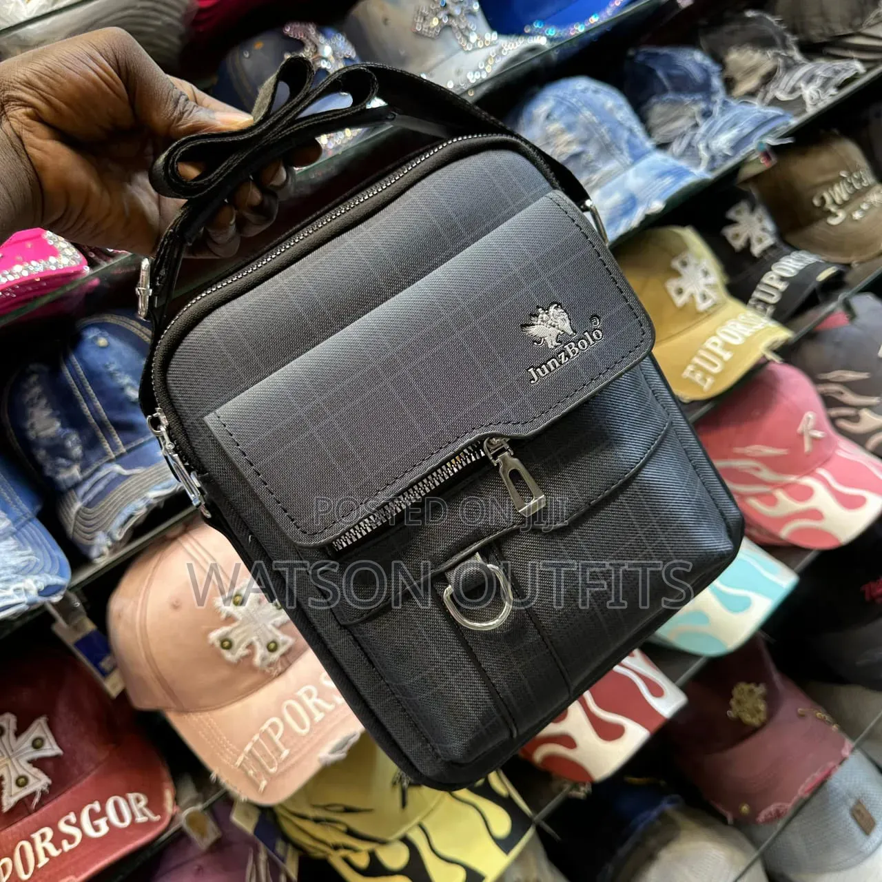 Men's New and Original Leather Bags New Stock Junzbolo and Jeep Chapa