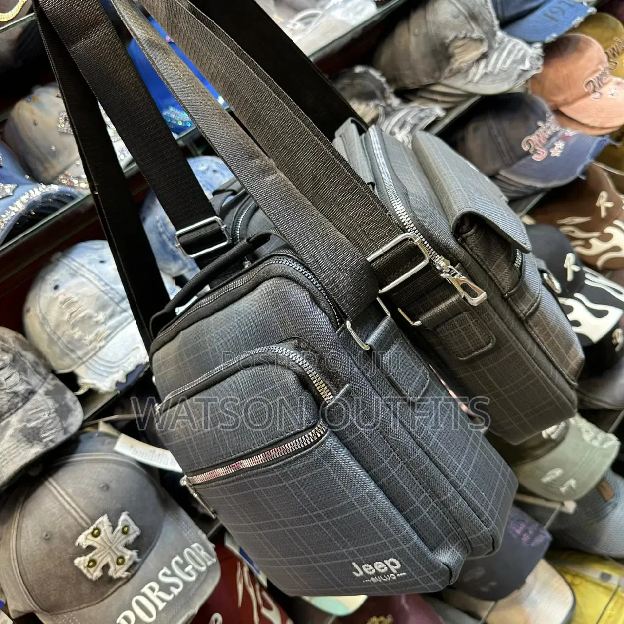 Men's New and Original Leather Bags New Stock Junzbolo and Jeep Chapa
