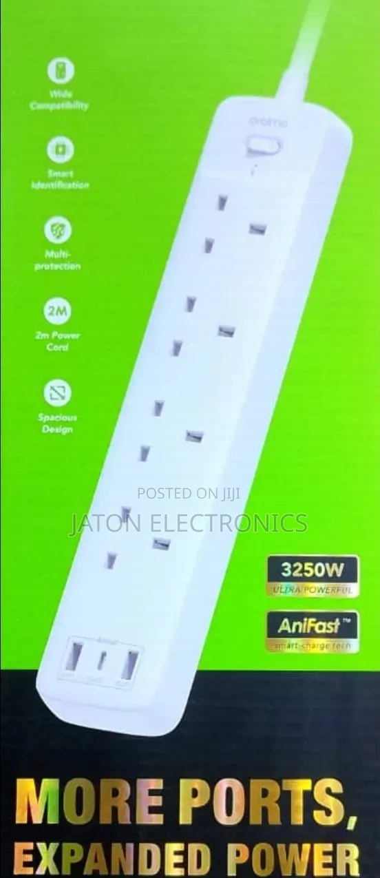 Oraimo Extension Cable Heavy Power 3250 Watta