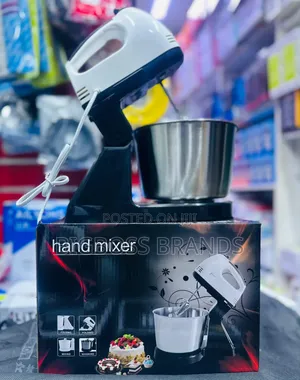 Hand Mixer (Mashine Ya Kuchanganya) Yenye Bakuli Lake