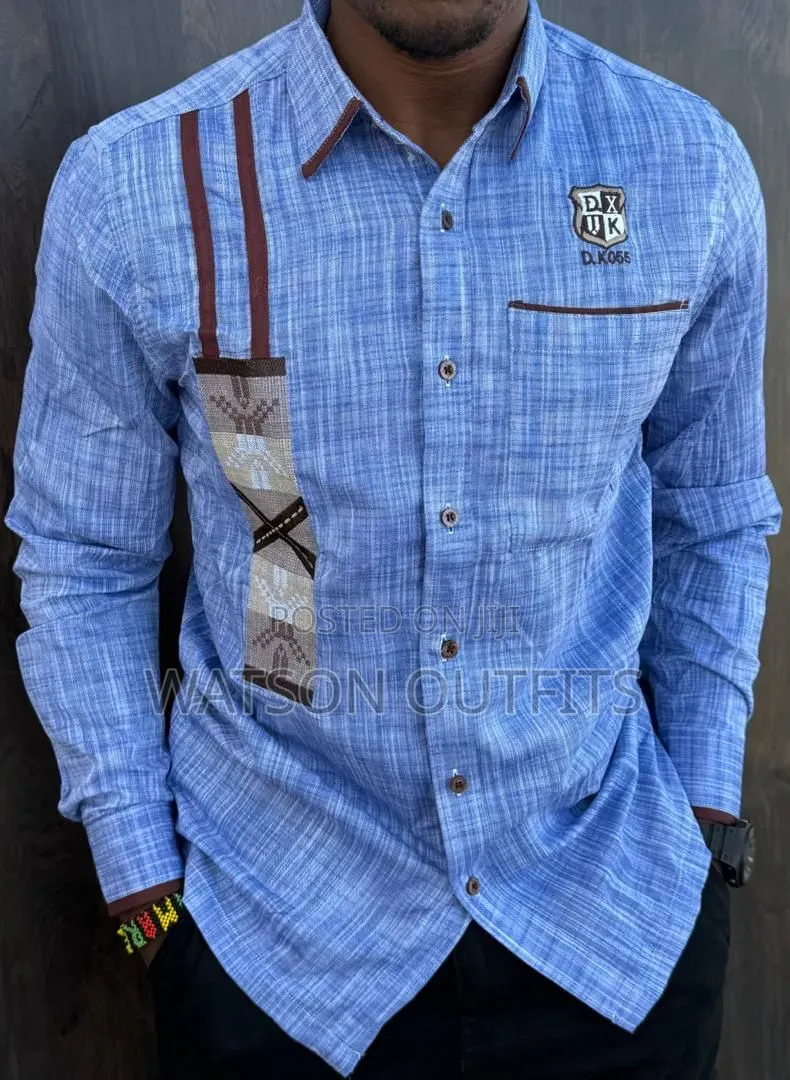 Shirts Za Linen Materials Za Kiume or Men's New Original Linen Shirts