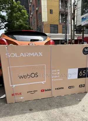 Solarmax Inch 65 Smart Webos High Quality Warranty Mwaka