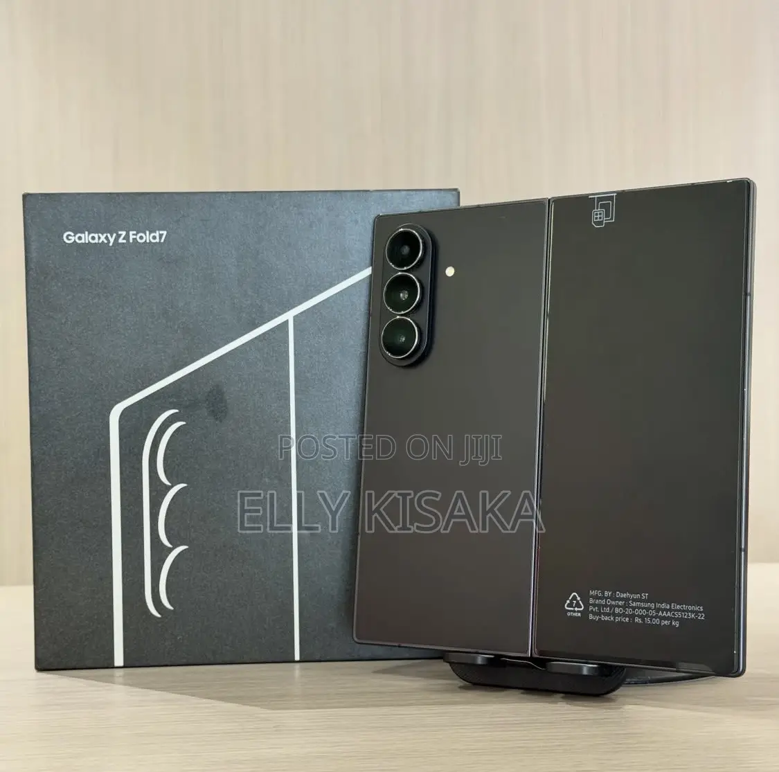 New Samsung Galaxy Z Fold7 256 GB Black