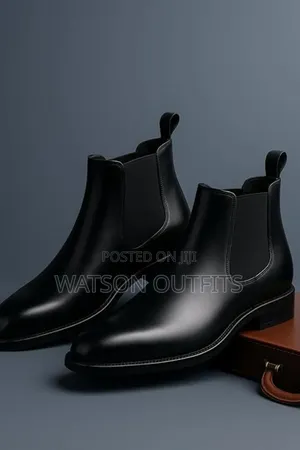 Men's Leather Boots or Shoes or Boot Footwears S Ferragamo Branded