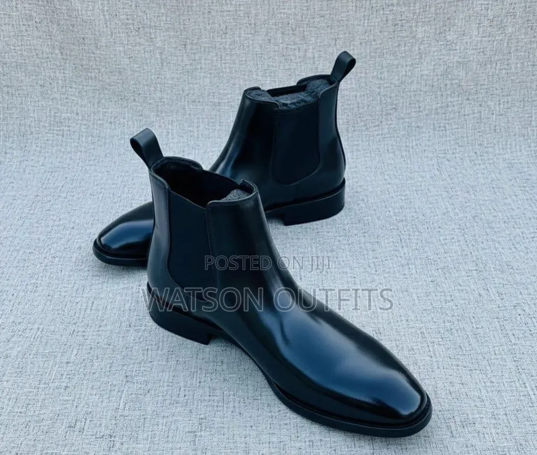 Men's Leather Boots or Shoes or Boot Footwears S Ferragamo Branded