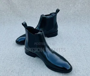 Men's Leather Boots or Shoes or Boot Footwears S Ferragamo Branded