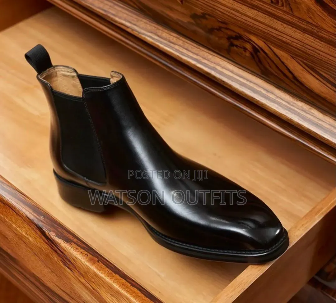 Men's Leather Boots or Shoes or Boot Footwears S Ferragamo Branded