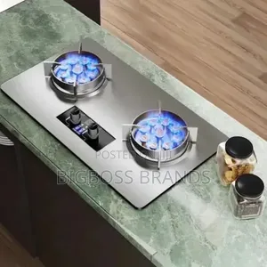 Raf R.8073 Double-Burner Gas Stove 75 Cm in Width and 43 Cm in Depth