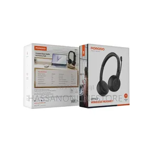 Porodo Office Wireless Headset - Black