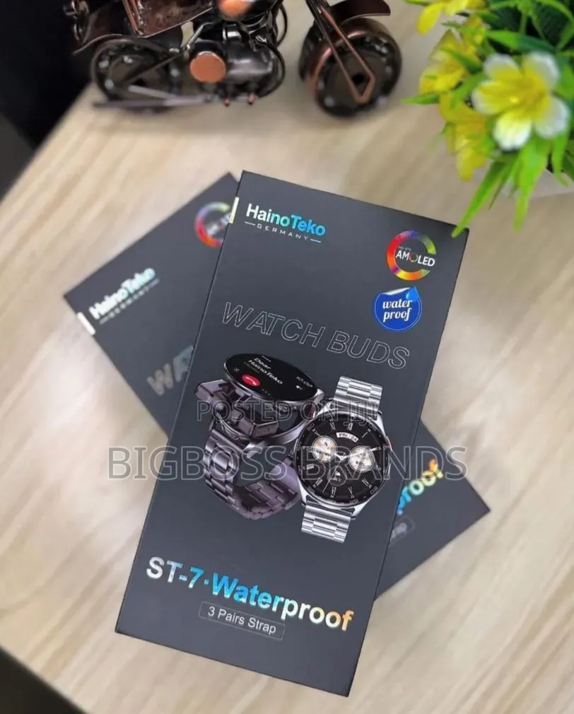 Haino Teko St-7 (Watch Buds)
2 in 1 With Earbuds