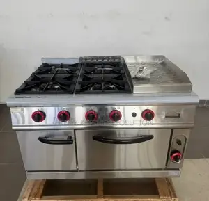 Commercial Gas Cooker 4burner, Oven Griddle