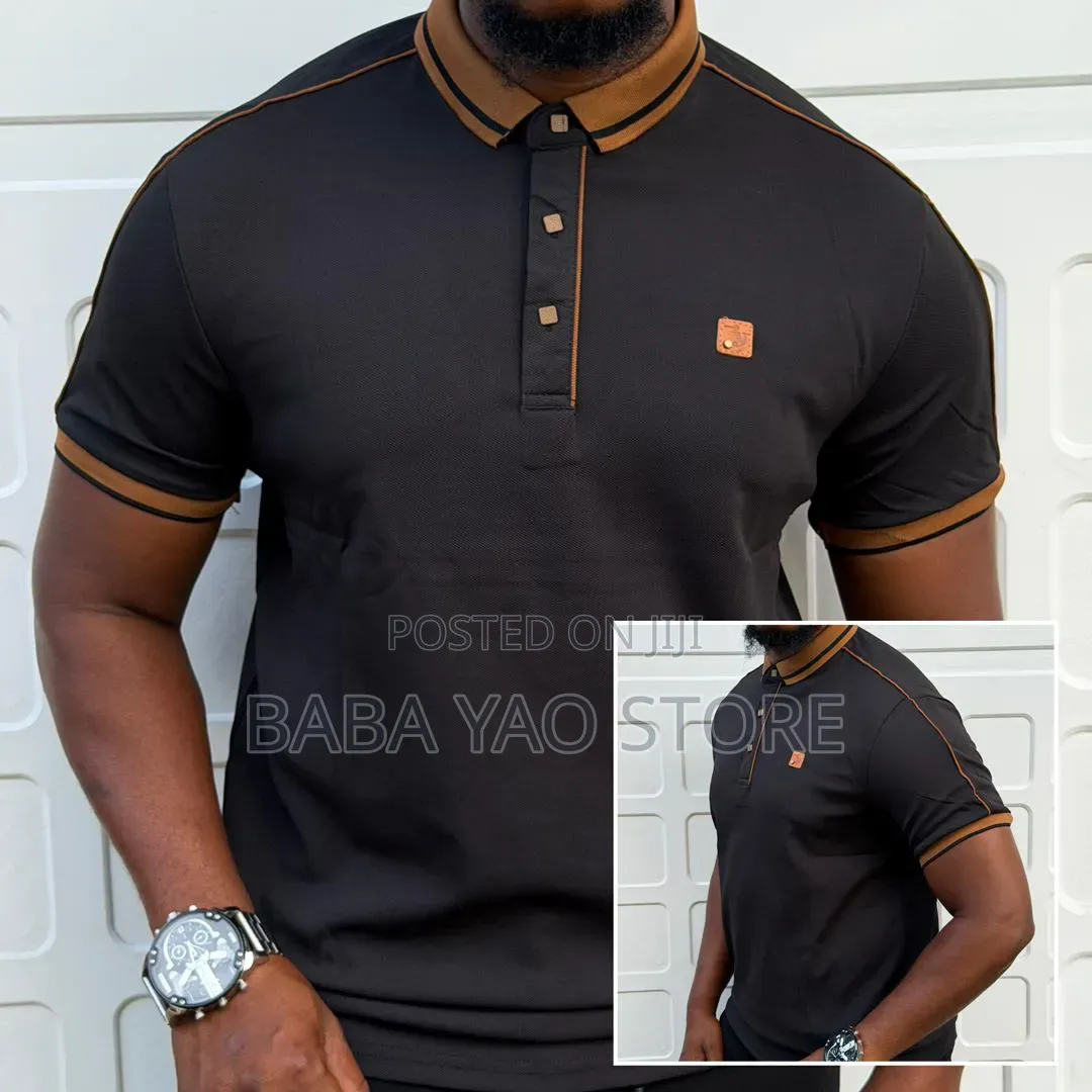 Men's Dual-Purpose Summer Band Collar T-Shirts