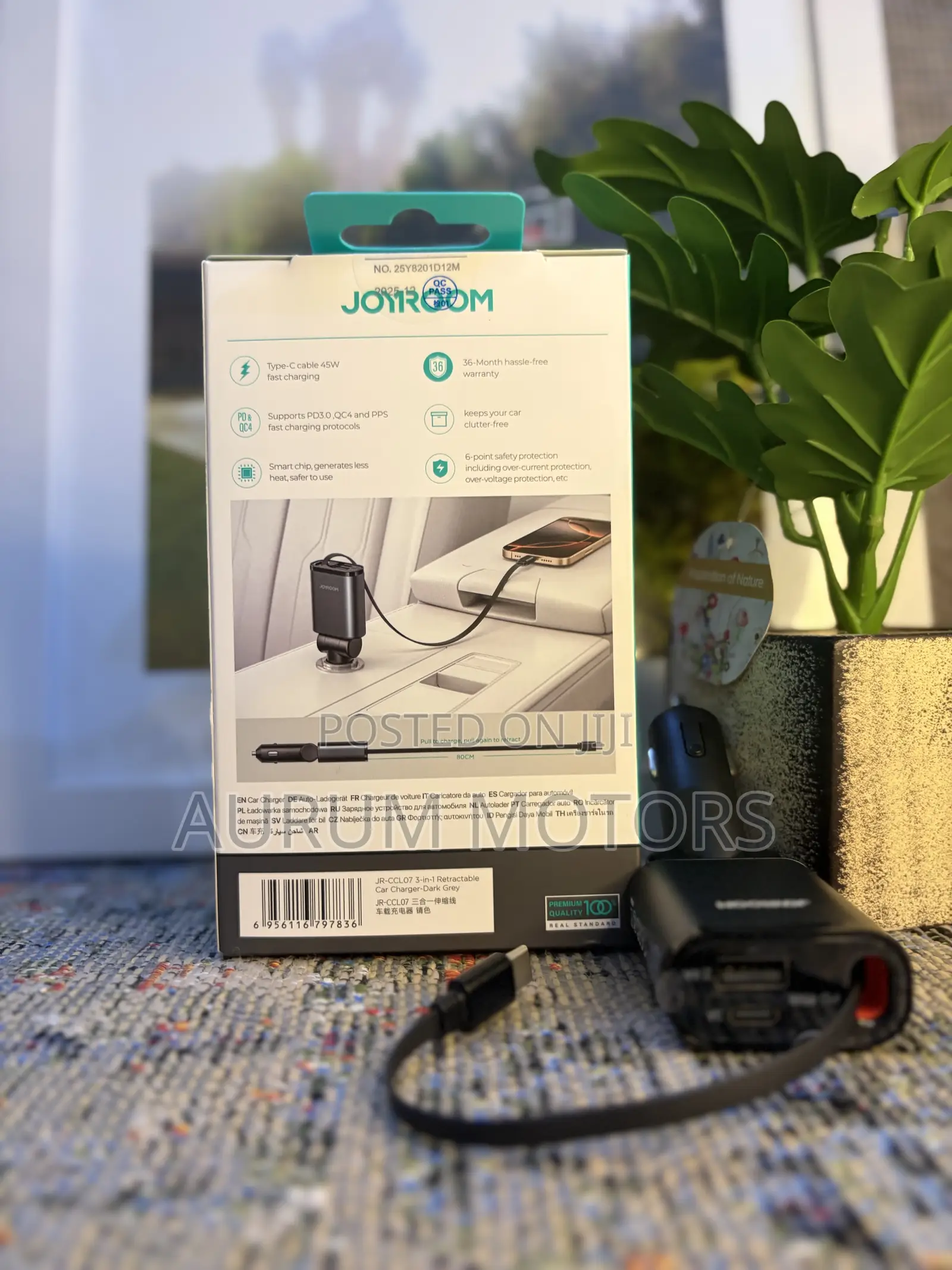 Joyroom Original Car Charger, 60 Watts