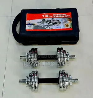 15kg Cast Iron Dumbbell Set