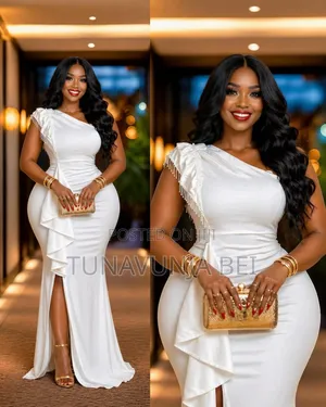 Party Dress  Quality Material White