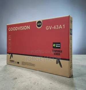 Goodvision Gv-43a1 Smart Television, Which Features Tempered Glass