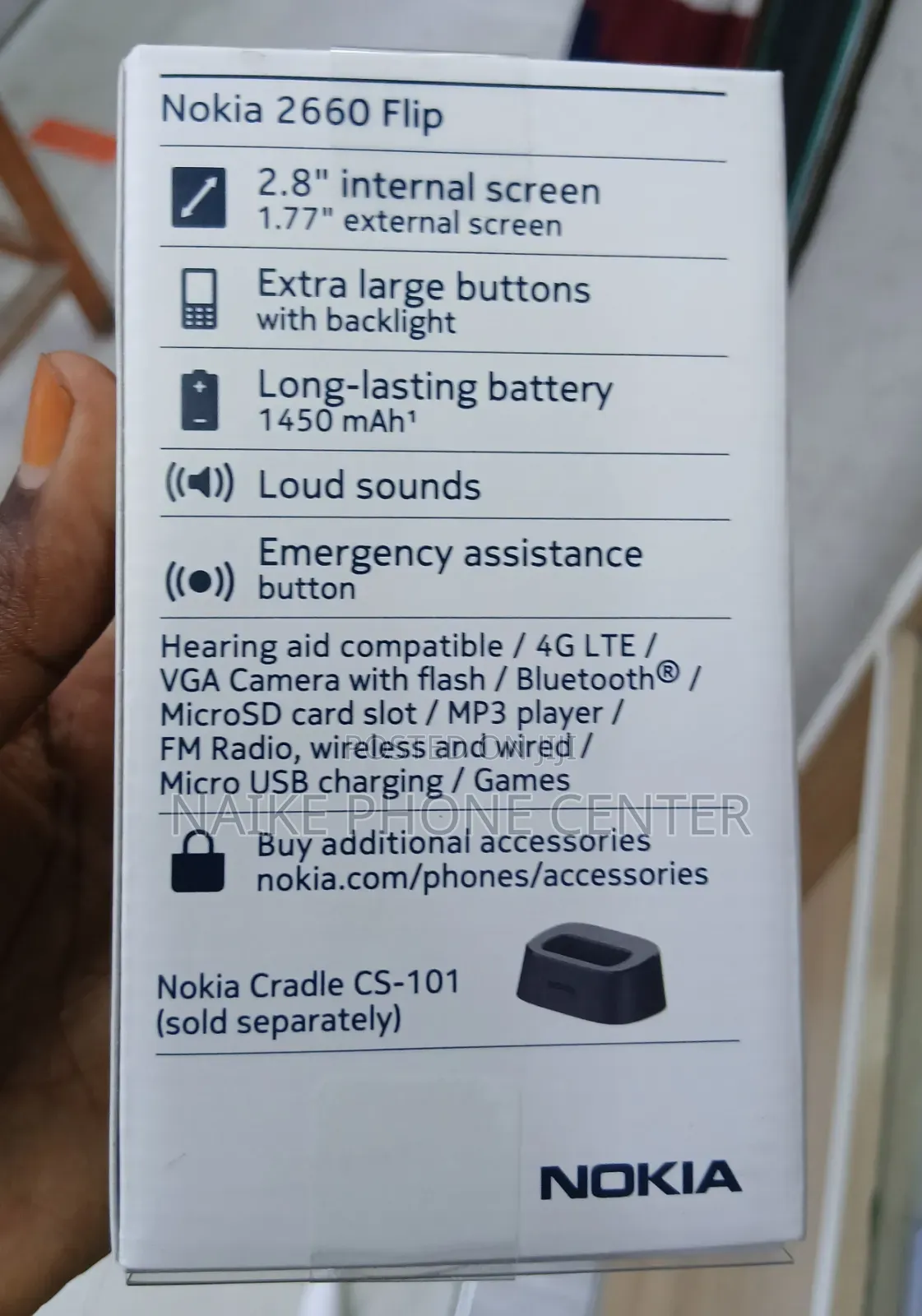 New Nokia 2660 Flip Black