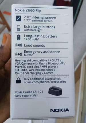New Nokia 2660 Flip Black